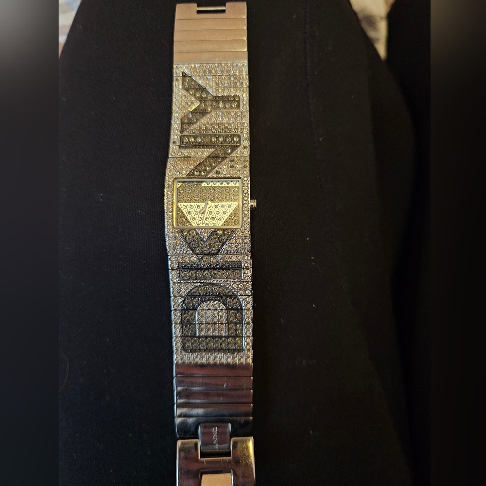 DKNY Silver and black Bracelet Watch